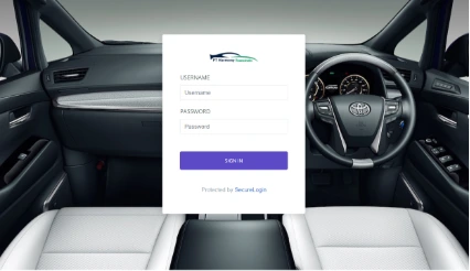 Admin Webpage Car Rental PT Harmony Transindo